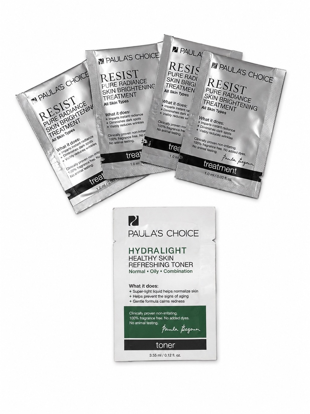 FREE w/ Purchase Paula’s Choice Samples Brightening Skincare